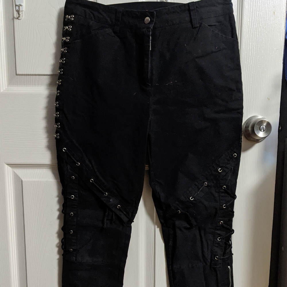 Necessary Evil Unisex Black Pants